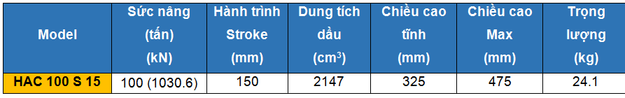 kich 1 chieu bang nhom 100 tan 150 mm