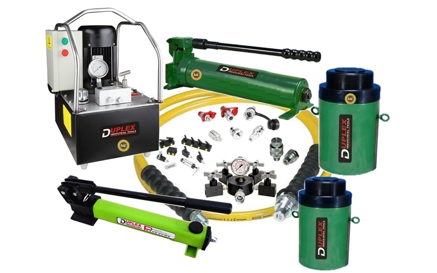single acting lock nut cylinders, cll-8002, hydraulic cylinder, hydraulic jack, duplex/shanghai, kich thuy luc 1 chieu, bom tay thuy luc, bom dien thuy luc, 